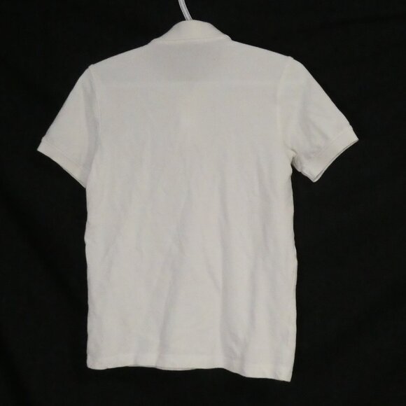 OLD NAVY | large (10-12) regular | Classic White Short Sleeve Polo Shirt - Picture 2 of 12